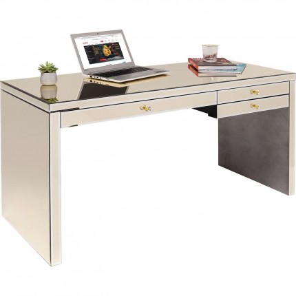 Bureau Luxury champagne 140x60cm Kare Design