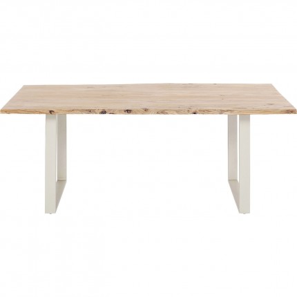 Table Harmony acacia argent 180x90cm Kare Design