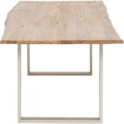 Table Harmony acacia argent 160x80cm Kare Design