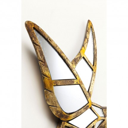 Déco murale miroir colibri 32cm Kare Design