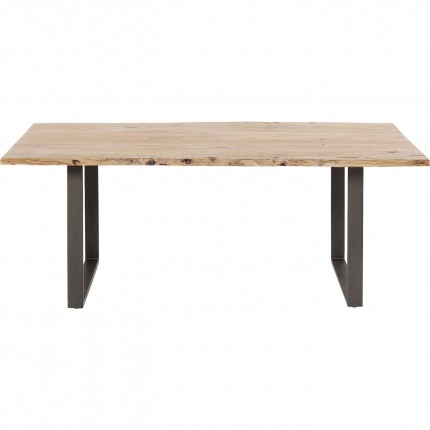 Table Harmony acacia acier 180x90cm Kare Design