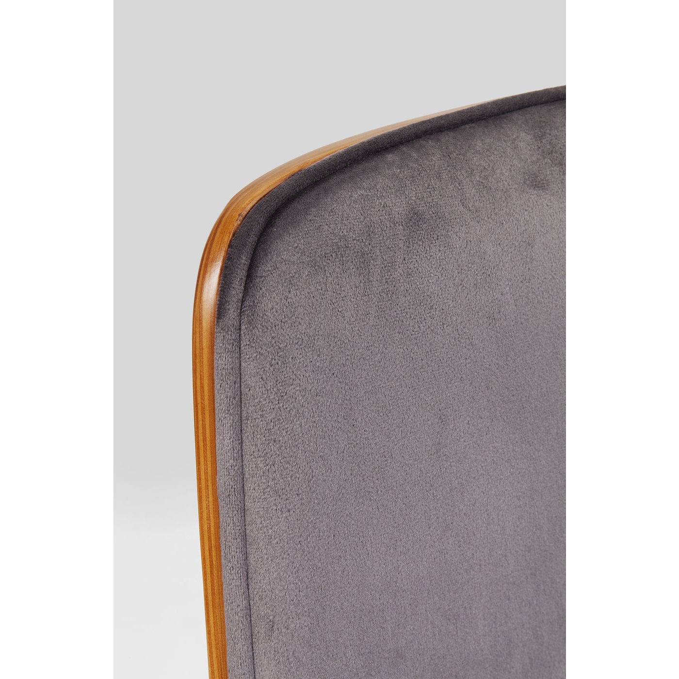 Chaise Gigi velours gris Kare Design