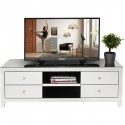Meuble TV Luxury argent 140cm Kare Design