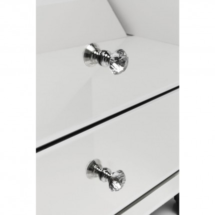 Meuble TV Luxury argent 140cm Kare Design