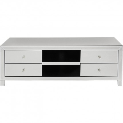 Meuble TV Luxury argent 140cm Kare Design
