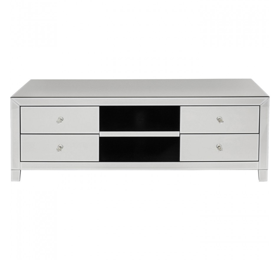 Meuble TV Luxury argent 140cm Kare Design