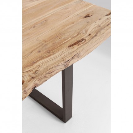 Table Harmony acacia acier 160x80cm Kare Design