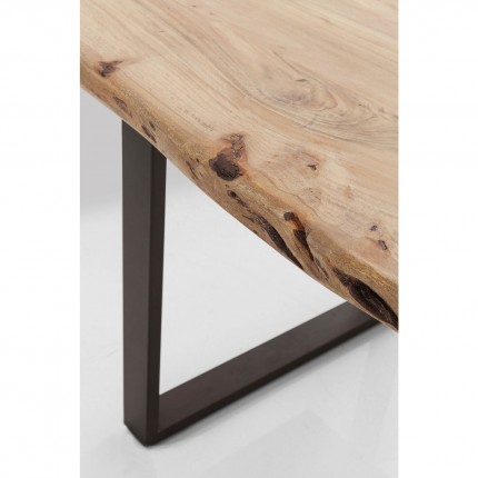 Table Harmony acacia acier 160x80cm Kare Design