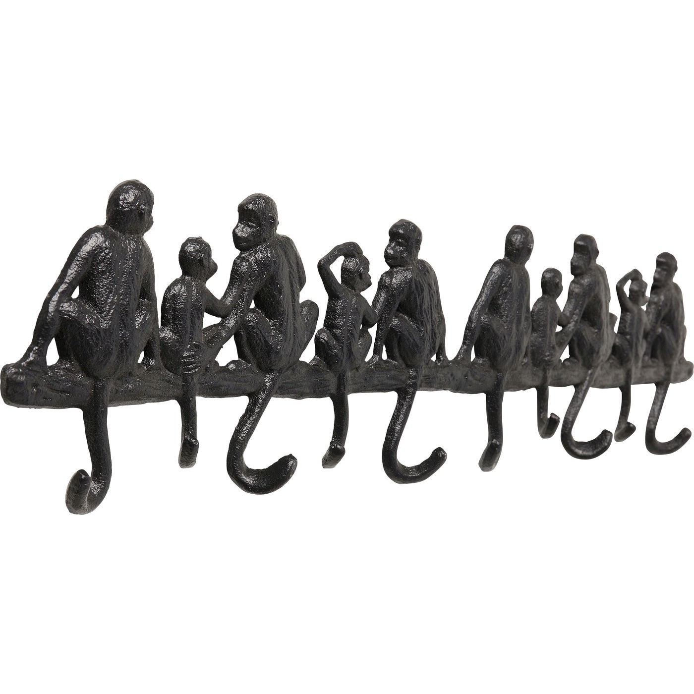 Portemanteau mural singes 61cm Kare Design