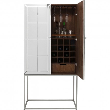 Armoire bar Luxury argent Kare Design