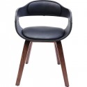 Chaise Costa Walnut Kare Design 