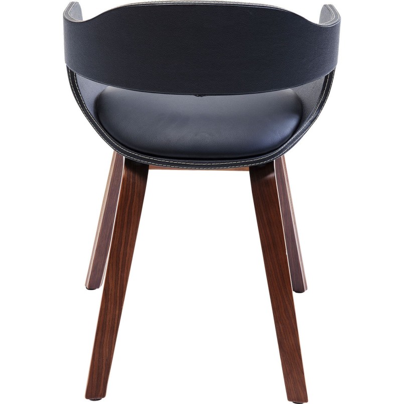 Chair with Armrest Costa Walnut Kare Design