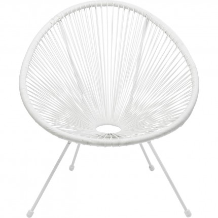 Fauteuil de jardin Acapulco blanc Kare Design