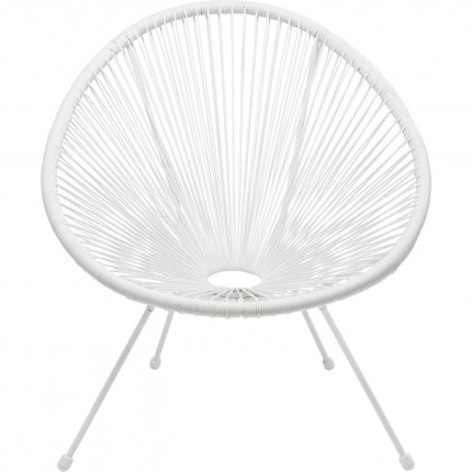 Outdoor Armchair Acapulco Mono white Kare Design Outdoor Armchair Acapulco Mono white Kare Design