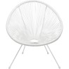Fauteuil Acapulco blanc