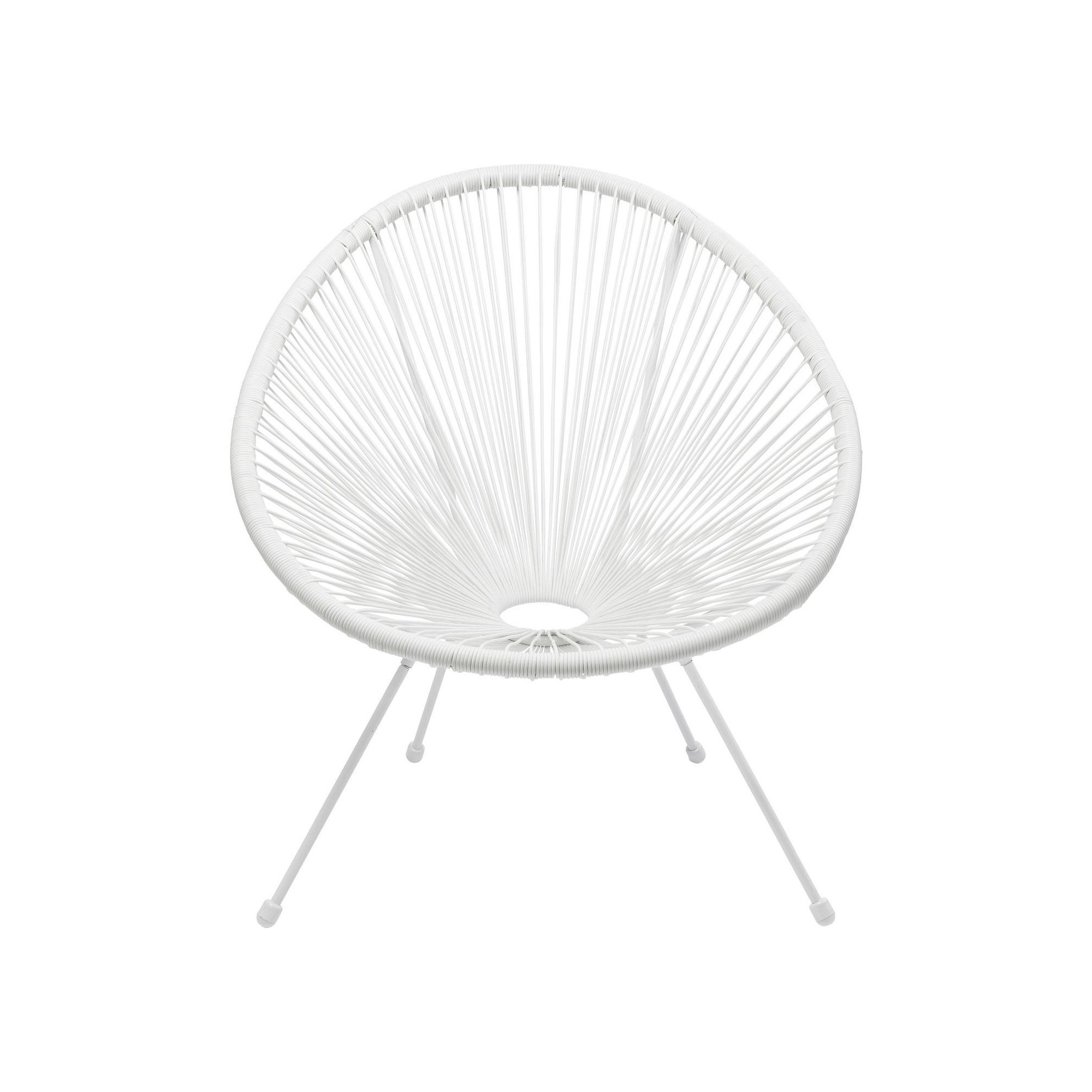 Fauteuil de jardin Acapulco blanc Kare Design