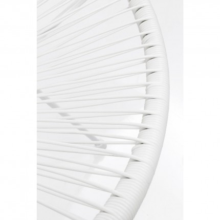 Fauteuil de jardin Acapulco Mono blanc Kare Design