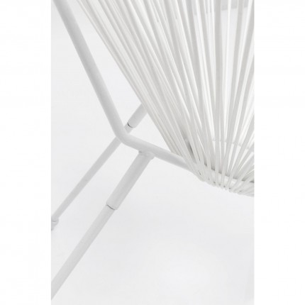 Fauteuil de jardin Acapulco Mono blanc Kare Design