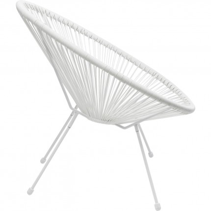 Fauteuil de jardin Acapulco blanc Kare Design