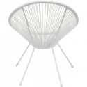 Fauteuil de jardin Acapulco blanc Kare Design