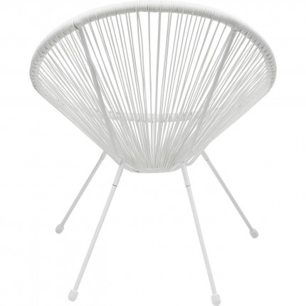 Fauteuil de jardin Acapulco blanc Kare Design