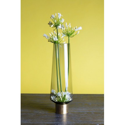 Vase Noble Ring gris 40cm Kare Design