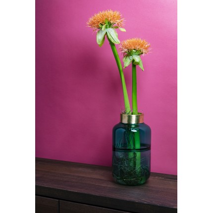 Vase Positano Belly vert 28cm Kare Design