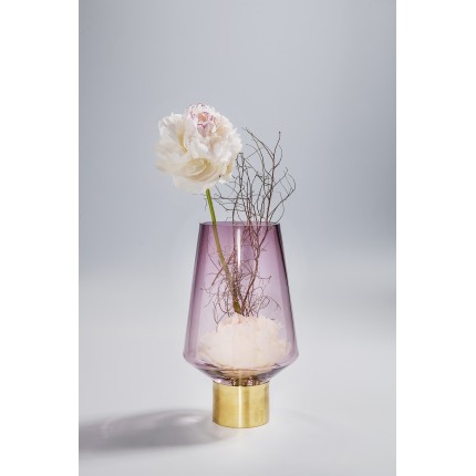 Vase Noble Ring violet 26cm Kare Design