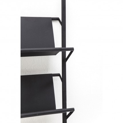 Porte-catalogue noir 174cm Kare Design