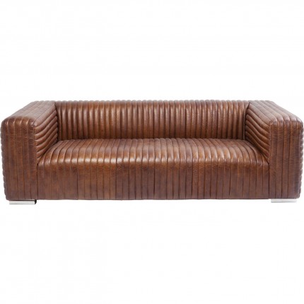 Canapé en cuir Malibu 3 places Kare Design