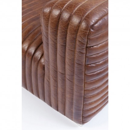 Canapé en cuir Malibu 3 places Kare Design