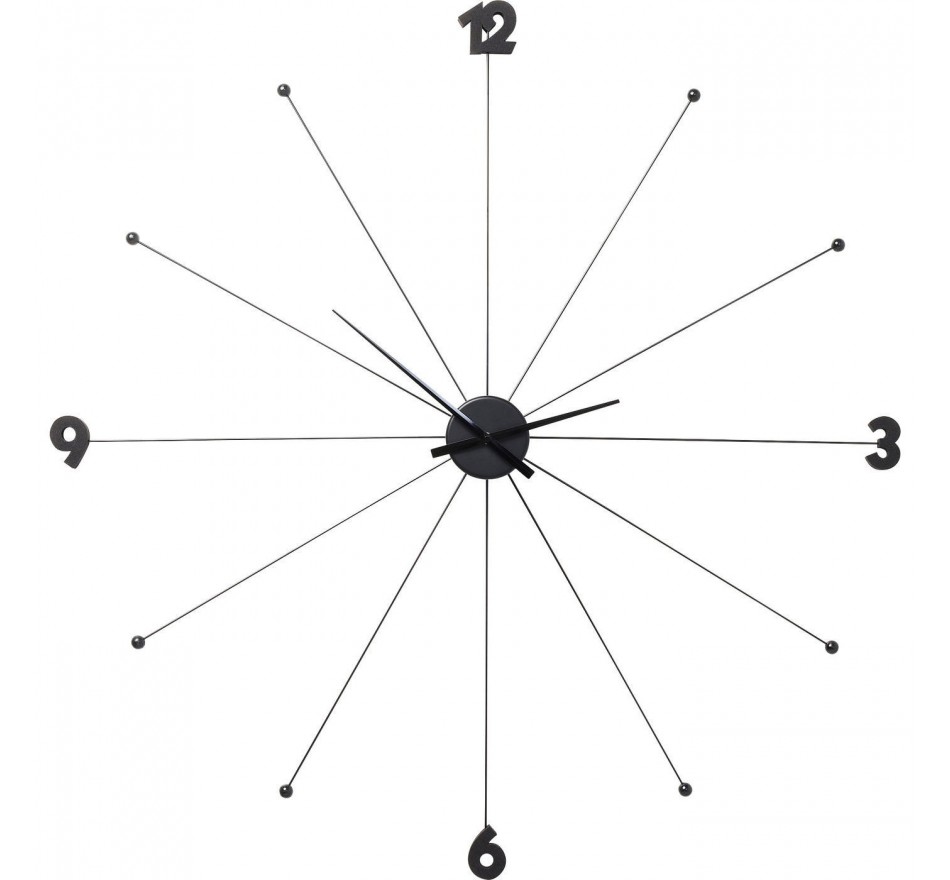 Horloge Umbrella Noire Kare Design