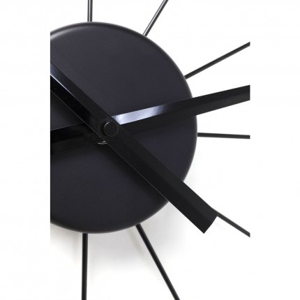 Horloge murale Umbrella noire Kare Design