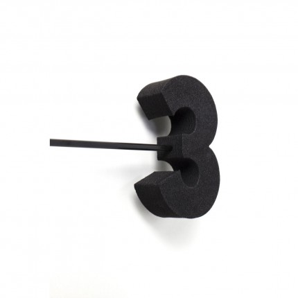 Wall Clock Umbrella black Kare Design