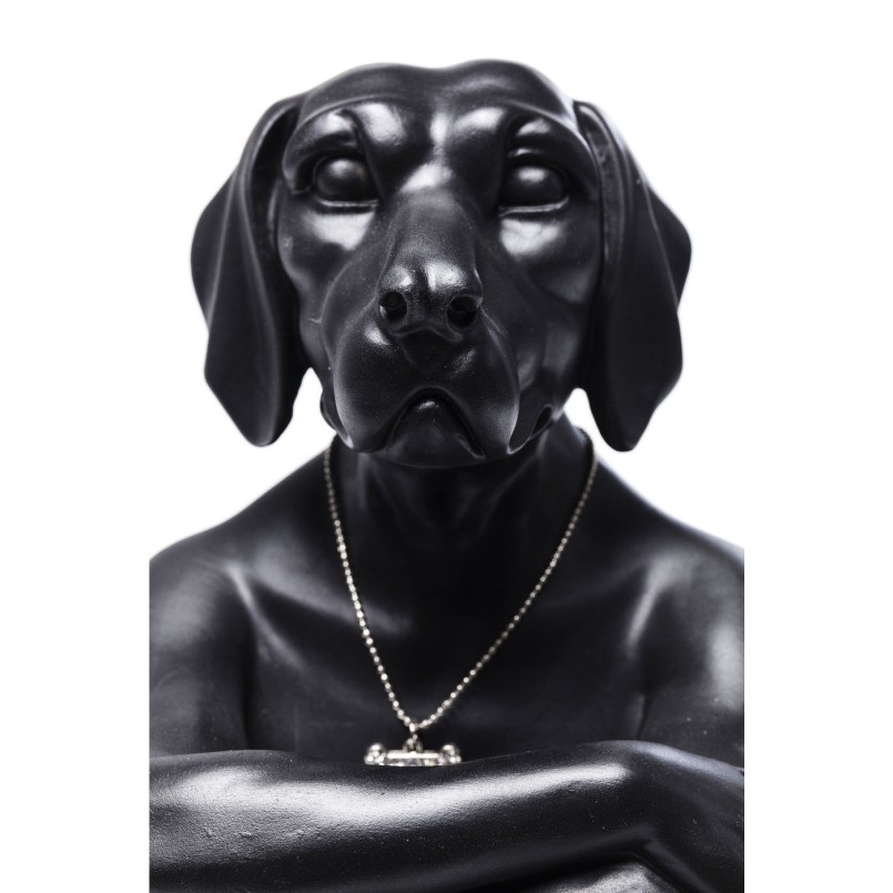 Deco Figurine Gangster Dog Black Kare Design