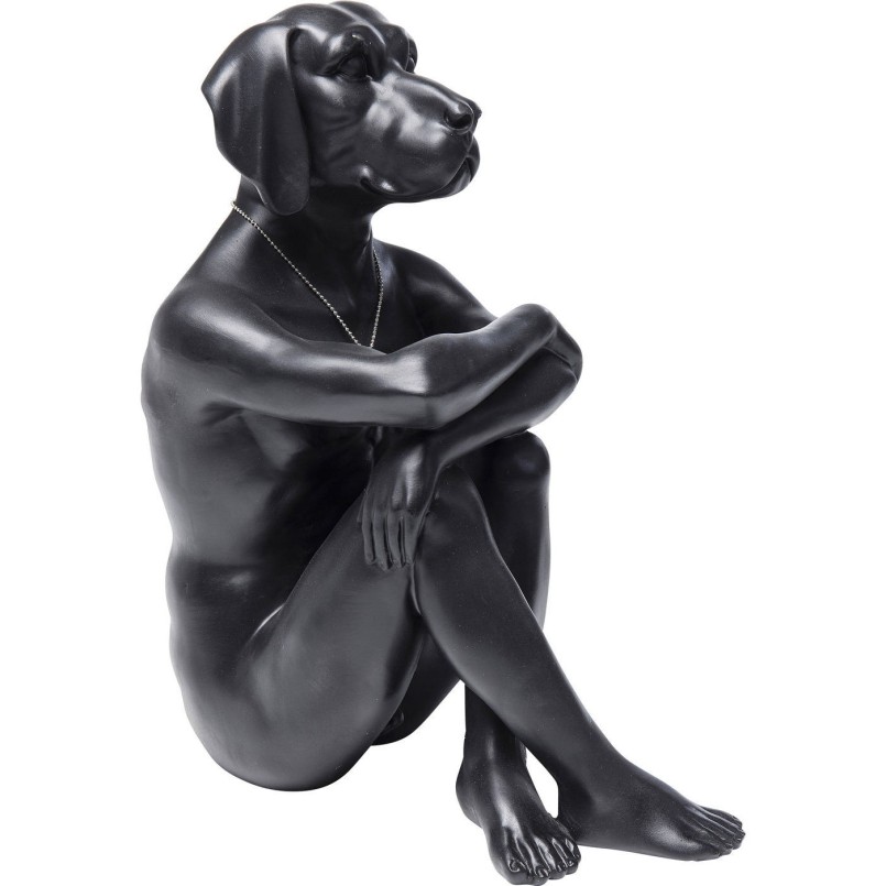 Deco Figurine Gangster Dog Black Kare Design