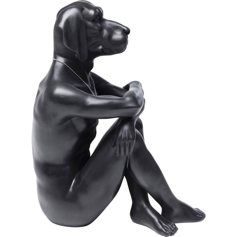 Deco Figurine Gangster Dog Black Kare Design