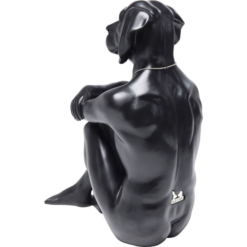Deco Figurine Gangster Dog Black Kare Design