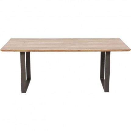 Table Symphony acacia acier 200x100cm Kare Design