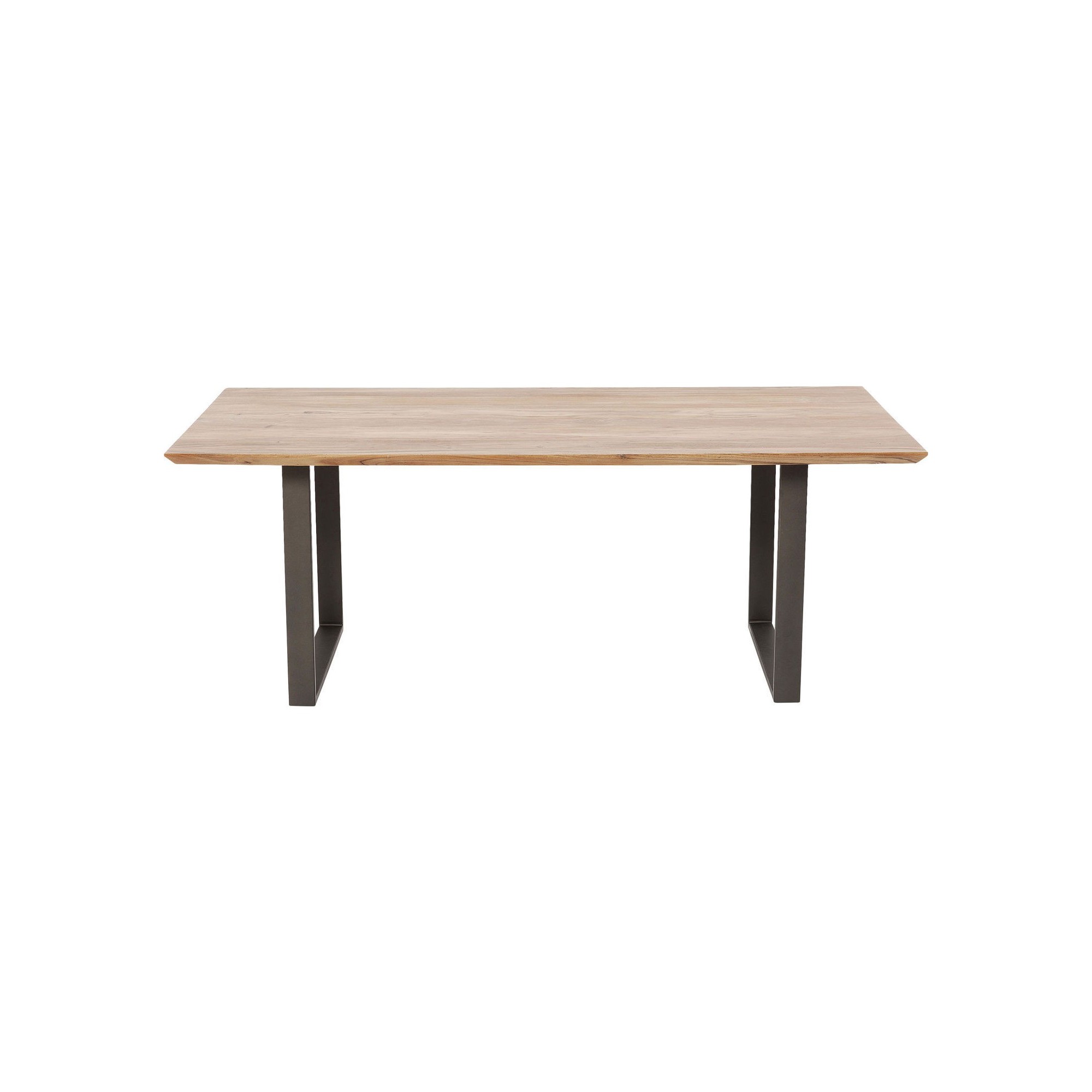 Table Symphony acacia acier 200x100cm Kare Design