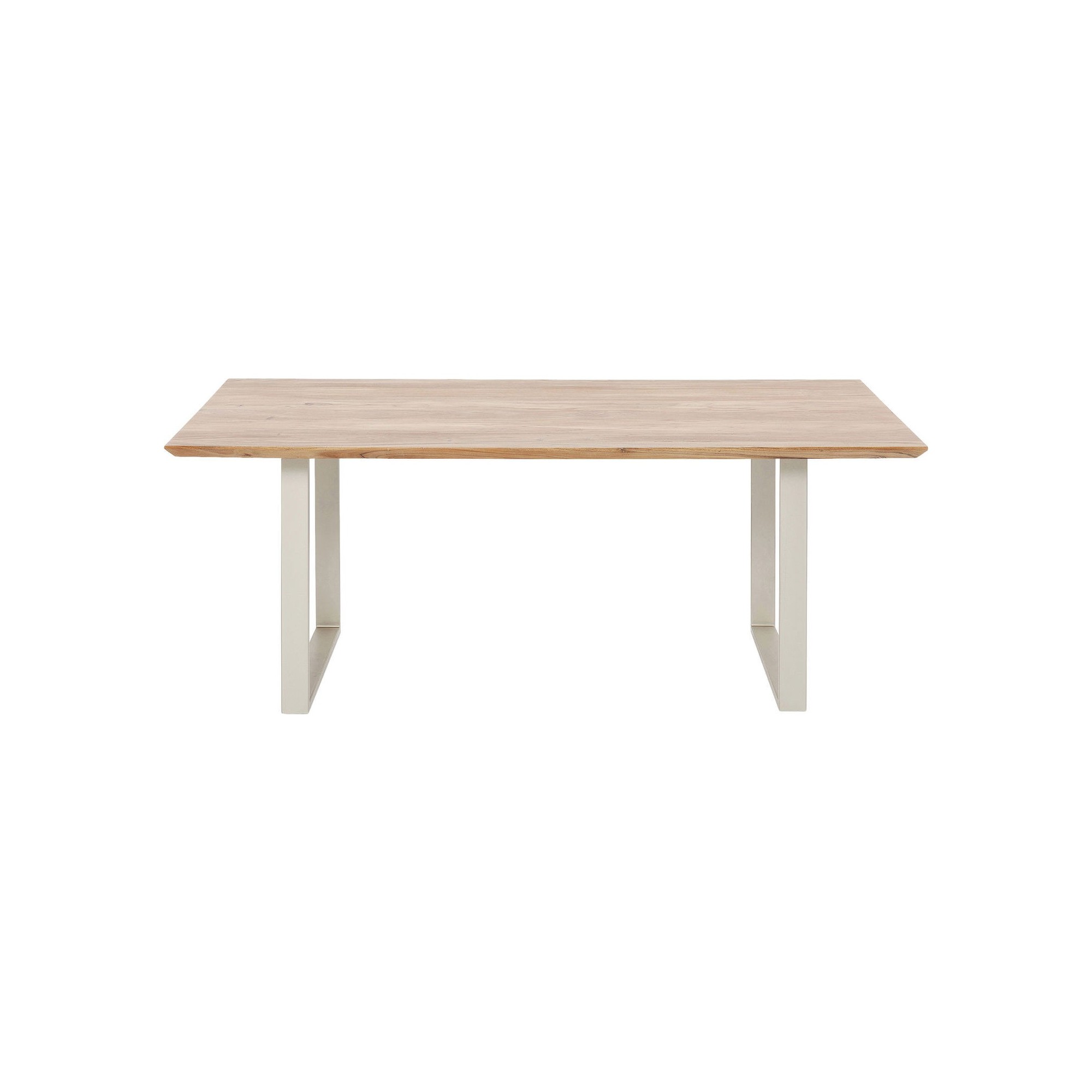 Table Symphony acacia argent 200x100cm Kare Design