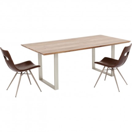 Table Symphony 200x100cm silver Kare Design