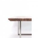Table Symphony acacia chrome 200x100cm Kare Design