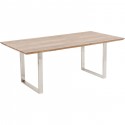 Table Symphony acacia chrome 200x100cm Kare Design