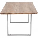 Table Symphony acacia chrome 200x100cm Kare Design