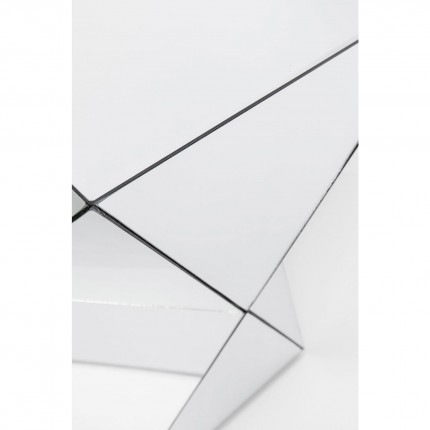 Table d'appoint Luxury Triangle argent Kare Design
