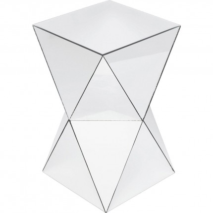 Table d'appoint Luxury Triangle argent Kare Design