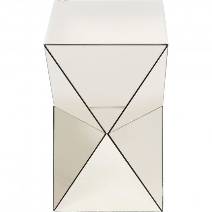 Table d'appoint Luxury Triangle champagne Kare Design