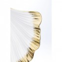 Coupe feuille de ginkgo bordure dorée Kare Design