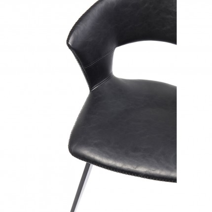 Chaise Reunion noire Kare Design